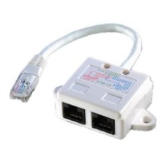 High-Performance Roline T-Adapter Cat 5E UTP - Reliable Network Solution (21.99.3045)
